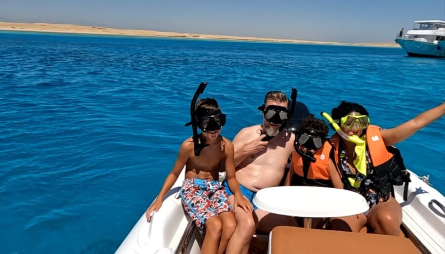 Hurghada: Safari ATV Quad & Speedboat to Orange bay island - Speedboat to Orange Bay / Giftun: the Red Sea part