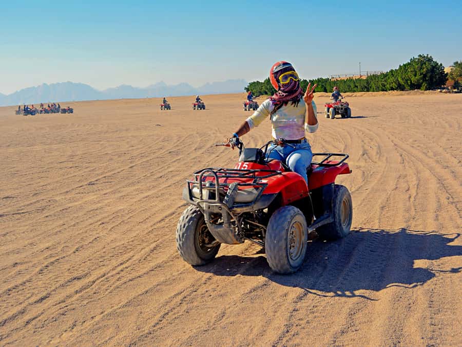 Hurghada: Safari Jeep, Quad, Buggy, Camel Ride & BBQ Dinner - From Hurghada to the Sahara: pickup, desert travel, and ride comfort