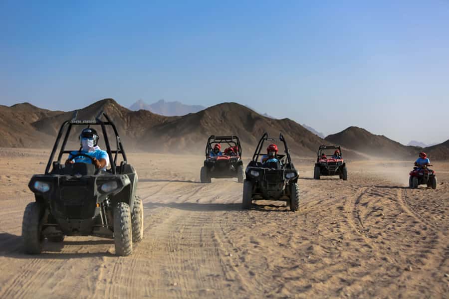Hurghada: Sunset Desert Safari by Dune Buggy - Getting on the buggy: briefing, rules, and what guided really means