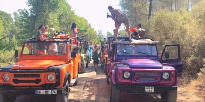 Icmeler Jeep Safari, Lunch, Water Fight, Colour & Foam Party - Pickup, Caravan-Style Driving, and What Makes the Route Worth It
