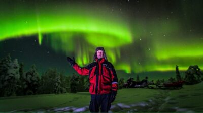 Inari: Northern Lights Hunt Snowmobile Safari - The 5-Hour Flow: Pickup to Tepee Camp and Back Through the Night