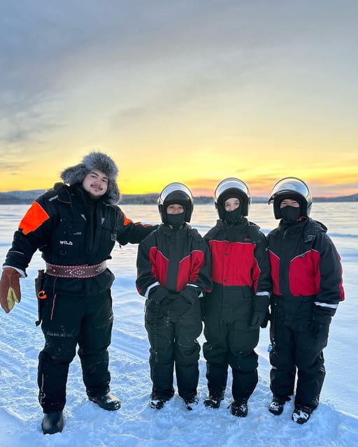 Ivalo: Snowmobile Safari, Meet and Feed Reindeers with Lunch - Meeting in Ivalo Village: Easy Start, Short Transfer, No Stress