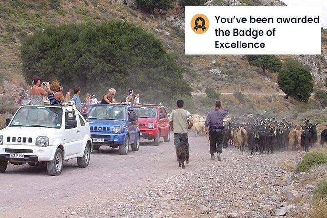 Jeep Safari 4x4 Crete real off road mountain tracks with Lunch from Hersonissos - Key things to know before you go