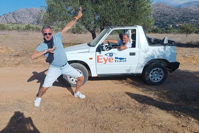 Jeep Safari 4x4 Crete real off road mountain tracks with Lunch from Hersonissos - The Eye Travel meet-up and what your guide will cover