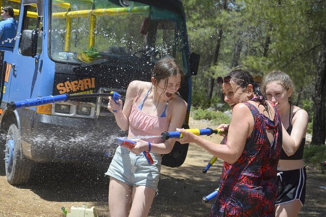 Jeep Safari Tour to Saklikent, Tloss and Yakapark from Fethiye - Bağlıağaç Forest Water Fight: A Short, Sweet Second Round