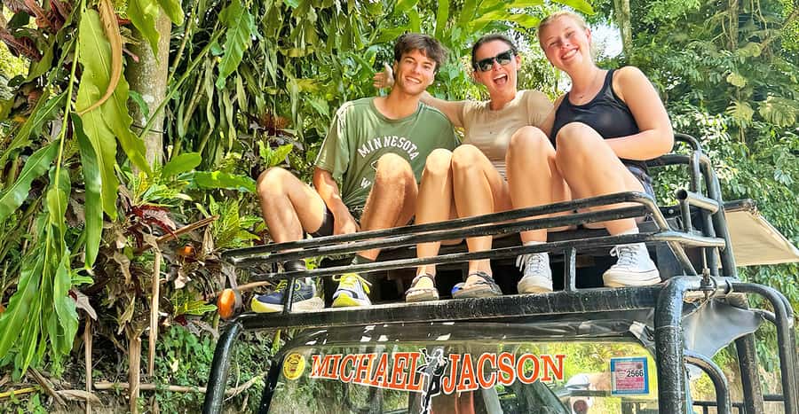 Jeep Tour Koh Samui Jungle Safari Full Day Adventure - Na Muang waterfall: where the day slows down for a swim