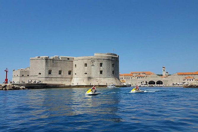 Jet Ski Safari Tour 1h - The Itinerary Moment by Moment: Koločep, Blue Cave, Walls, Lokrum, Banje