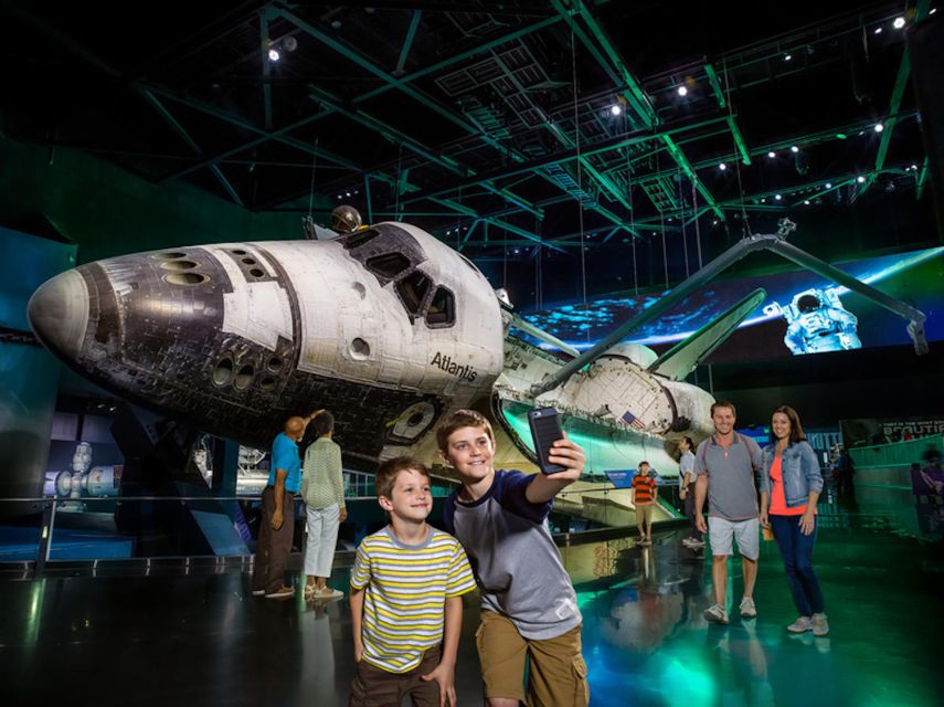 Kennedy Space Center: Full-Day Tour with Airboat Safari Ride - The narrated NASA-style bus tour: Saturn V and launch control room