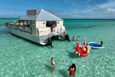 Key West Sandbar Safari on One of a Kind Tiki Boat - Historic Seaport start at 205 Elizabeth St: easy to find and quick to settle in