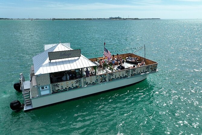 Key West Sandbar Safari on One of a Kind Tiki Boat - Time at the sandbar: stand in shallow water and stay as long as the day allows