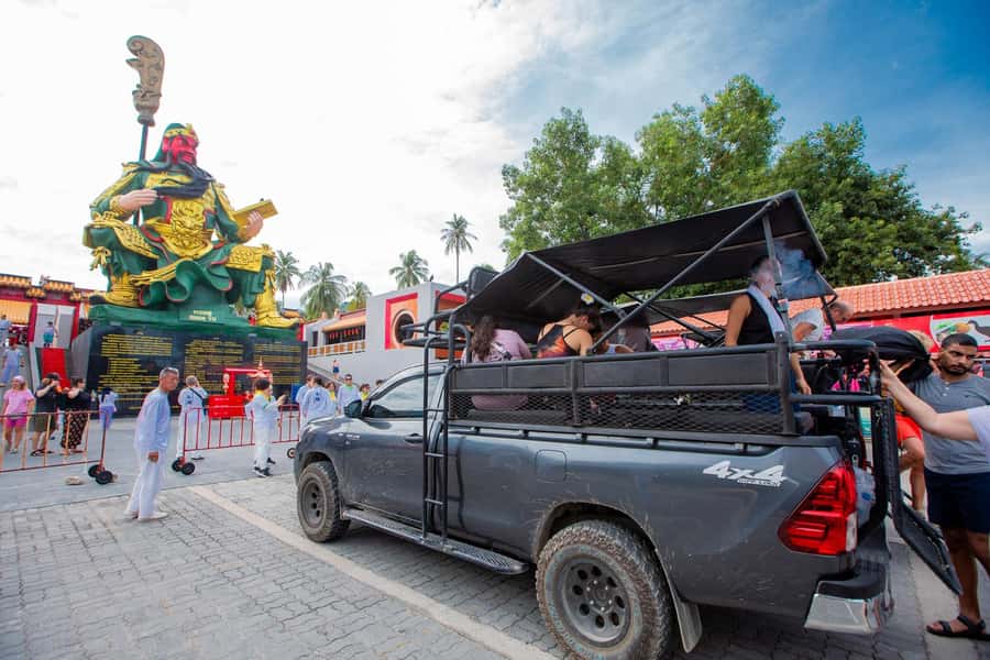 Koh Samui Adventure: Hidden Gems & 4x4 Safari Tour /w Lunch - Secret Buddha Garden (Magic Garden) and Wat Teepangkorn viewpoints