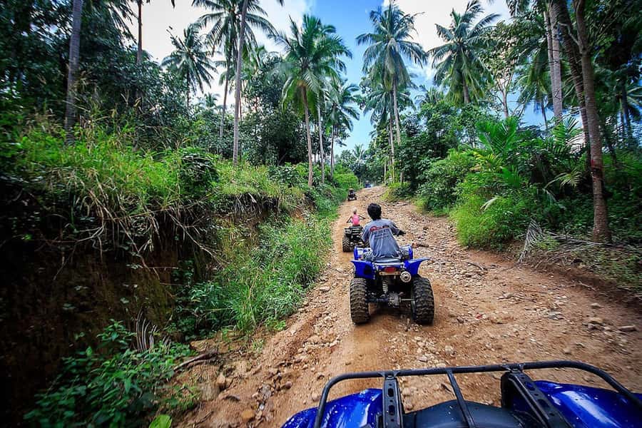 Koh Samui: ATV Quad Bike Safari Tour - What you’ll get: jungle dirt roads, viewpoints, and optional waterfall time