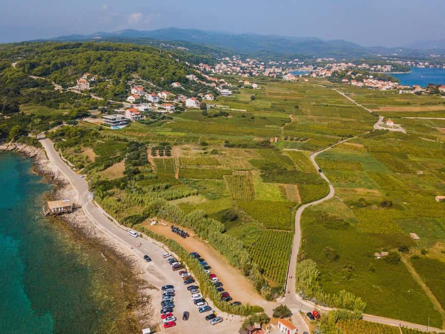 Korcula Buggy Safari With Wine Tasting - Lumbarda break and first big views