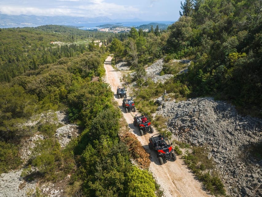 Korcula Buggy Safari With Wine Tasting - Vela Przina swimming stop: sandy beach time