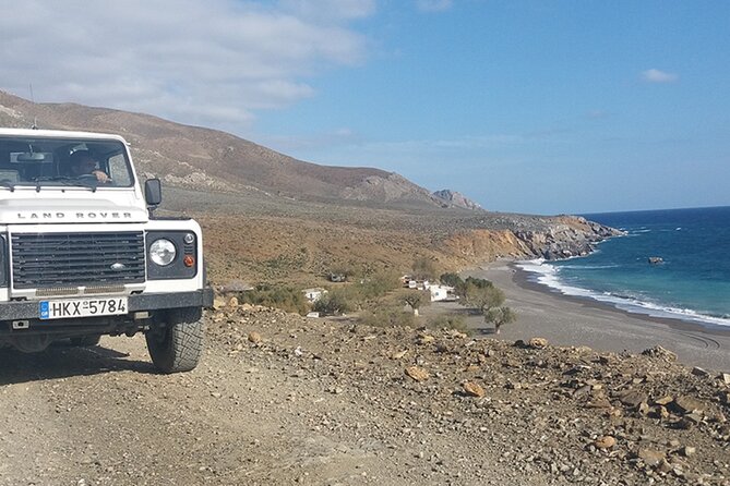 Land Rover Safari: Tripitis Gorge and Beach, South Crete - Tripiti Beach and the Gorge walk: where the day turns into a real beach break