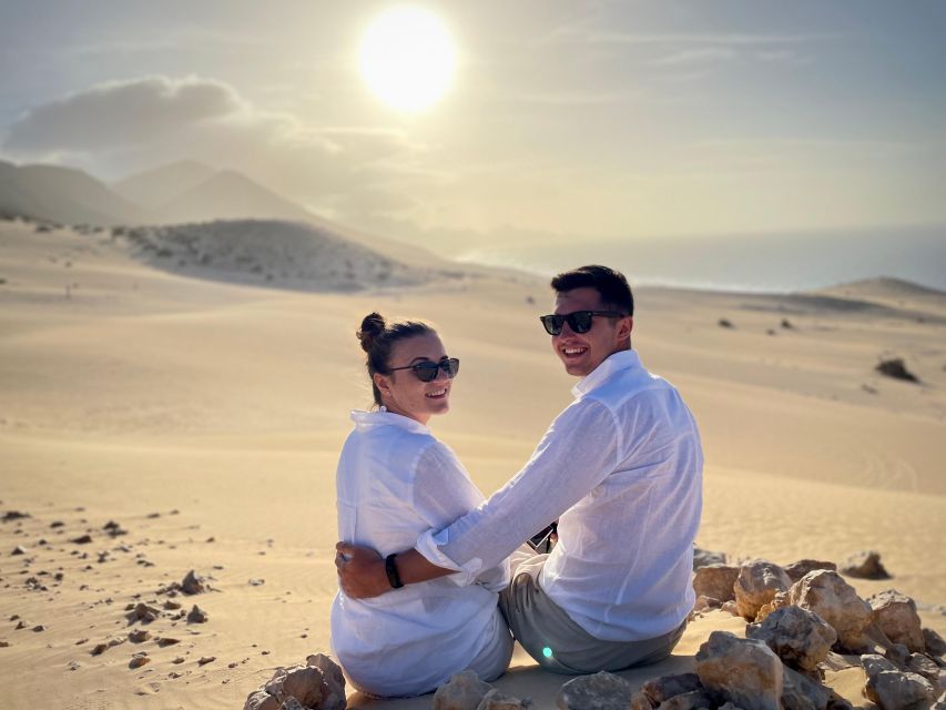 Las Palmas: Fuerteventura Cofete Beach and Desert Safari - Istmo de la Pared desert off-road: the ride is part of the scenery