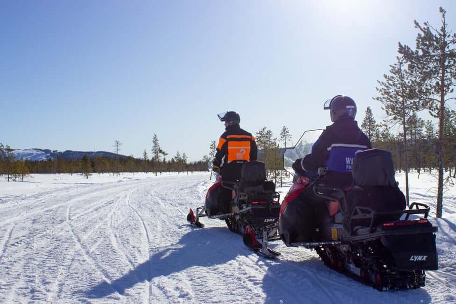 Levi: Snowmobile Safari to the Levi Nature - Getting There: Meeting Point at Myllyjoentie 2 and the Short Van Ride