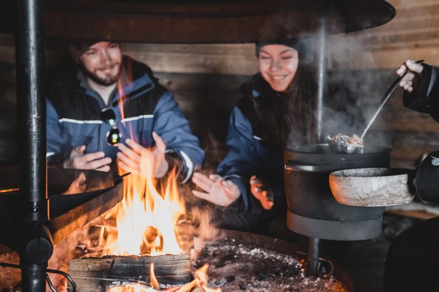 Levi: Snowmobile Safari with Ice Fishing and Outdoor Lunch - Getting the snowmobile right: shared ride, speed limits, and license checks
