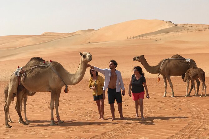 Liwa Full Day Desert Safari (exploring) - Bateen Liwa stop: camel farm time plus a real oasis break