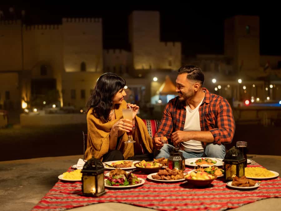 Luxury Dubai Desert Safari, BBQ, Camel Ride, Quad Bike, Show - The Buffet Dinner and Live BBQ Stations: What’s Included and What to Expect