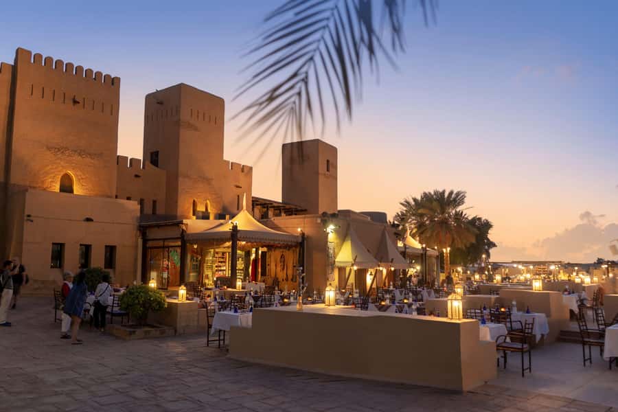 Luxury Dubai Desert Safari, BBQ, Camel Ride, Quad Bike, Show - Arriving at Sahara Desert Fortress: Where the Luxury Feeling Starts