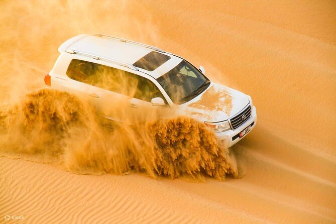 Magical Morning Desert Safari in 4x4 Private Vehicle &Camel Ride - Private 4x4 dune bashing: the real reason to pick the morning