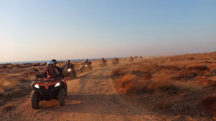 Malia: Off-Road Quad Safari Evening Tour / optional transfer - Milatos Cave: Hiking Time, Mountain Air, and a Calm Pause