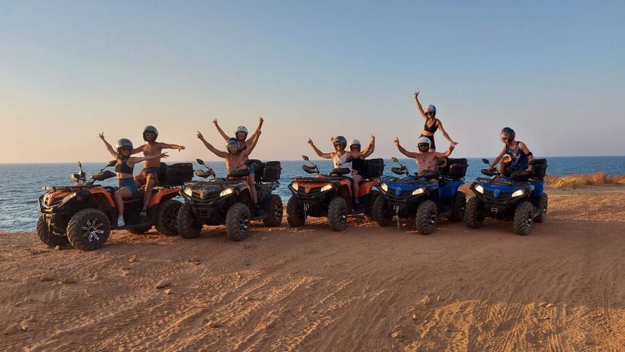 Malia: Off-Road Quad Safari Evening Tour / optional transfer - The Final Off-Road Push Near Πίστα μοτοκρός Μαλλιά