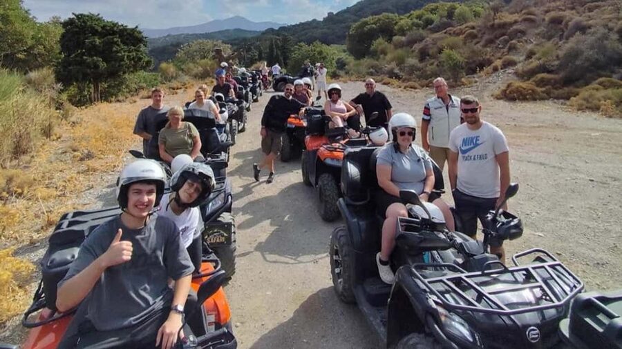 Malia: Off-Road Quad Safari Tour with Lunch and Transfers - What to bring for a day that gets dusty