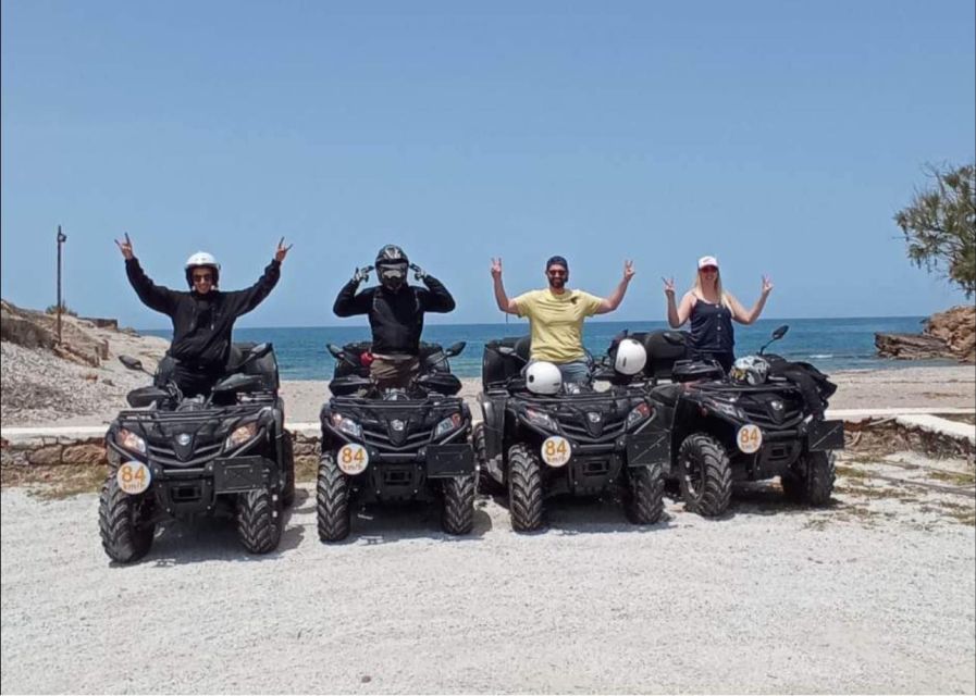 Malia: Off-Road Quad Safari Tour with Lunch and Transfers - Sisi beach: the crystal-clear swim, the meal, and why the coast matters