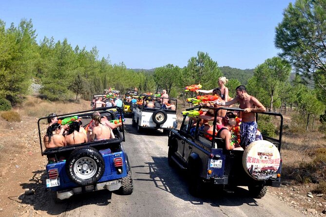 Marmaris Jeep Safari Tour With Waterfall and Water Fights - Lunch in Orhaniye: what’s included, what costs extra