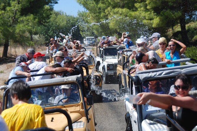 Marmaris Jeep Safari Tour With Waterfall and Water Fights - Jesus Beach at Kızkumu: the sea-walk moment