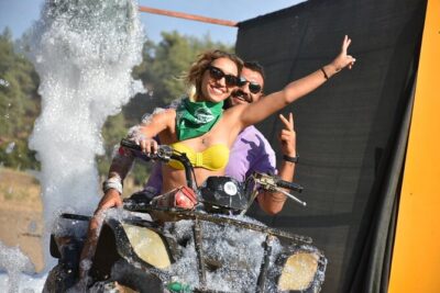 Marmaris Quadbike Safari with Water Battle - The Ride Plan: Track Time First, Then Forest Trails