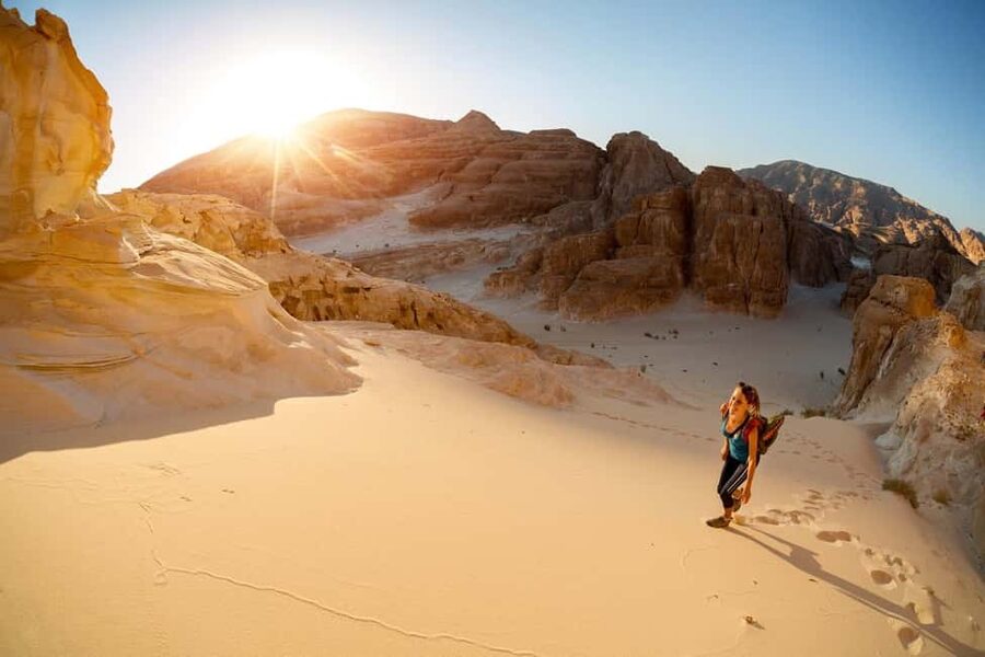 Marsa Alam Bedouin Nights: Jeep Safari, Dinner & Stargazing - Arriving at the Bedouin camp: tea, stories, and a real place to sit