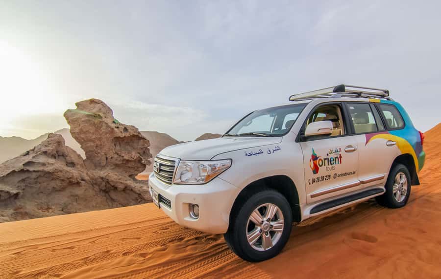 Mleiha Desert Safari with Sandboarding, Stargazing & Dinner - Dune Bashing: When the Desert Turns Into a Roller Coaster