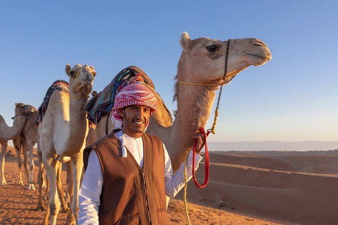 Morning Desert Safari with Quad Bike, Camel Ride & Sandboarding - Guide quality in real life: what Abdullah, Nasir, Muhammad, Nazir, and Yaseen did well