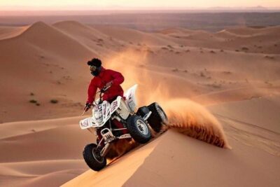 Morning Desert Safari with Quad Bike, Sand Boarding and Camel Ride - Entering the Red Dunes: 30–40 Minutes of Dune Bashing