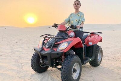 Morning Desert Thrill: Quad Bike Safari Escape - Entering the Lahbab dunes: your quad bike training and first ride