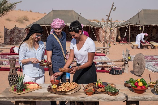 Morning Falconry & Nature Desert Safari with Transfers from Dubai - Bedouin breakfast and camel ride across the sands