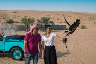 Morning Falconry & Nature Desert Safari with Transfers from Dubai - Falconry at a royal desert retreat: gloves, lures, and real technique