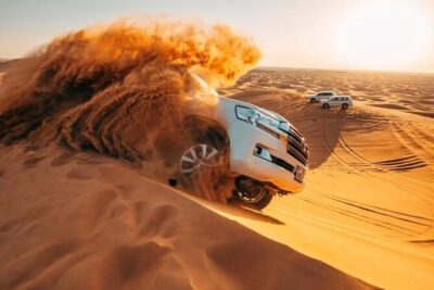 Morning Quad Biking & Red Sand Desert Safari , Camel Ride, Sand Boarding - Dune Bashing First: Fast, Bumpy, and Built for Big Photos