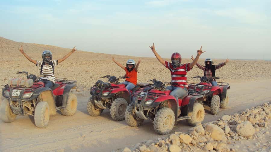Morning Trip: Desert Safari Riding a Speed Quad Bike, Pickup - The ride itself: about 25 km each way, with a 60-minute dune session