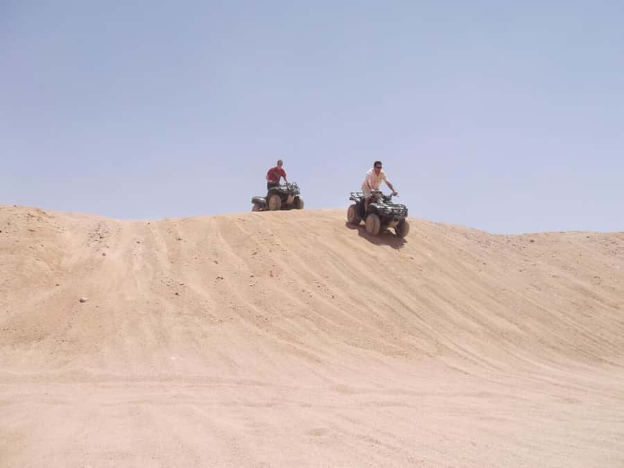Morning Trip: Desert Safari Riding a Speed Quad Bike, Pickup - Speed rules, quad quality, and comfort: how to avoid a sour ride
