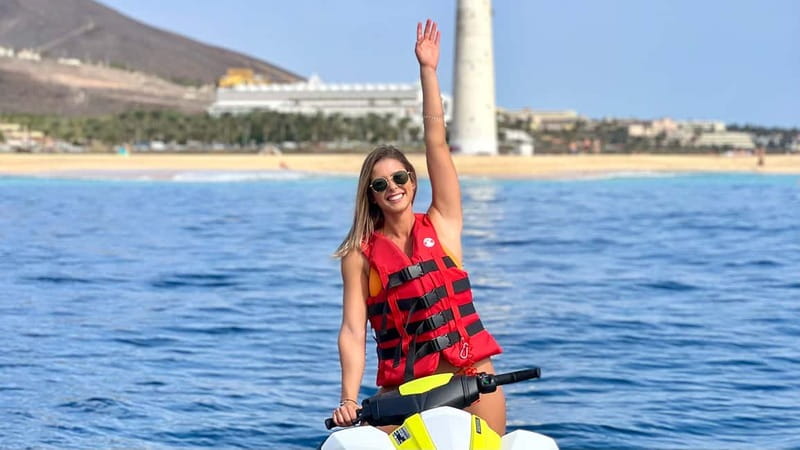 Morro Jable: Guided Jet Ski Safari (without license) - What the ride feels like: two 30-minute sessions and a real sense of freedom