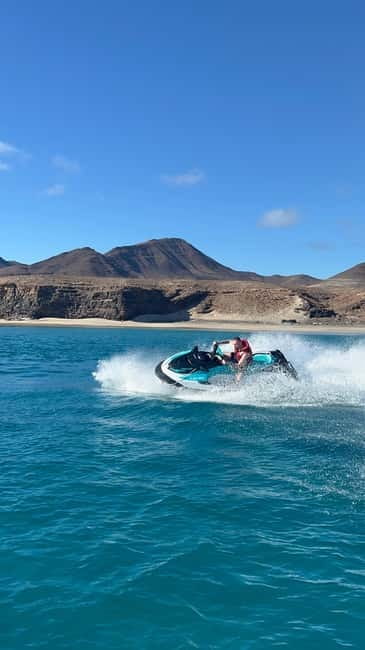 Morro Jable: Guided Jet Ski Safari (without license) - Weather matters more than you think