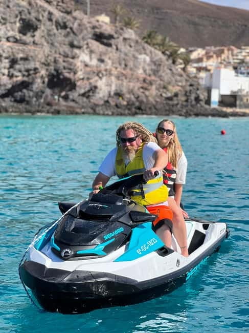 Morro Jable: Guided Jet Ski Safari (without license) - Pickup and timing: when to be ready in each area