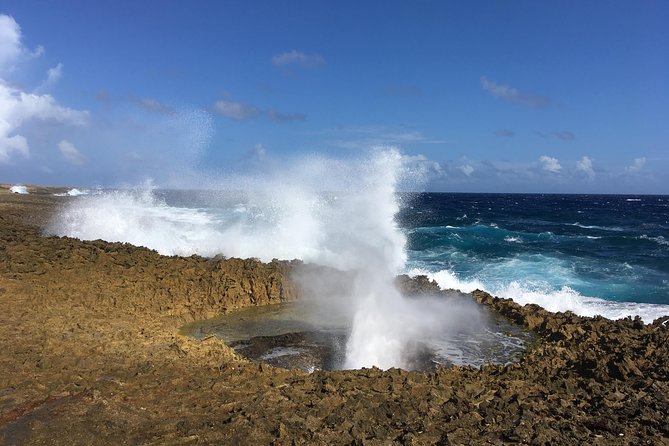 National Park Jeep Safari - Off-Road Toward Boca Patrick: Rough North Shore Views