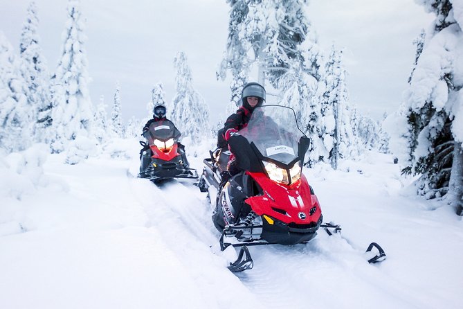 Northern Lights Snowmobile Driving Safari - The tepee camp: snacks, stars, and mythology by fire