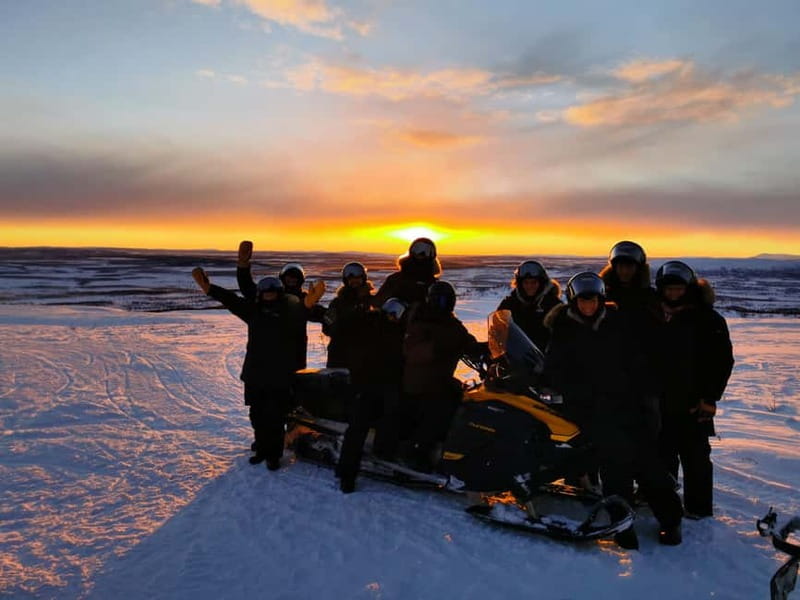 Once-in-a-lifetime Snowmobile Safari to Lapland Viewpoint - The lodge area and trail staging: where the day gets practical