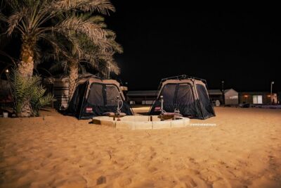 Overnight Desert Safari with BBQ Dinner & Breakfast Abu Dhabi - 3 pm Pickup to Camel Farm and Sunset Photo Stops
